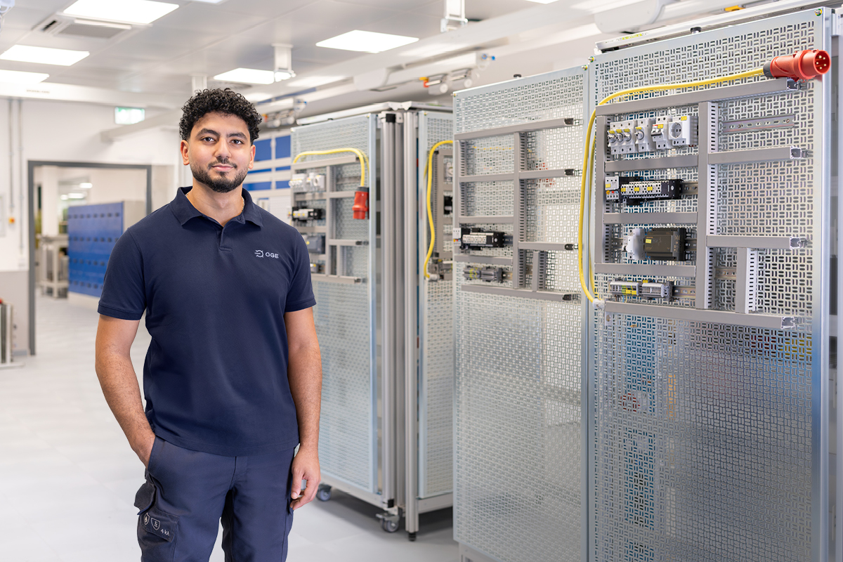 Our trainee Taoufik at the Future Workshop in Essen